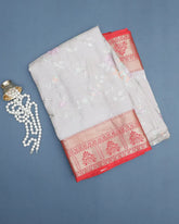 The Mehndi Green Kalamkari Silk Saree